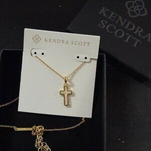 Kendra Scott Gold Cross Necklace